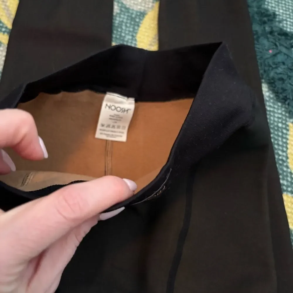 NWOT Noosh Toast Sheet Illusion Medium Black  Tights L/XL